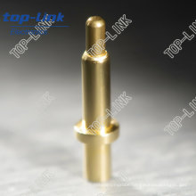 Through Hole Brass Pogo Pin with Spring Loaded
